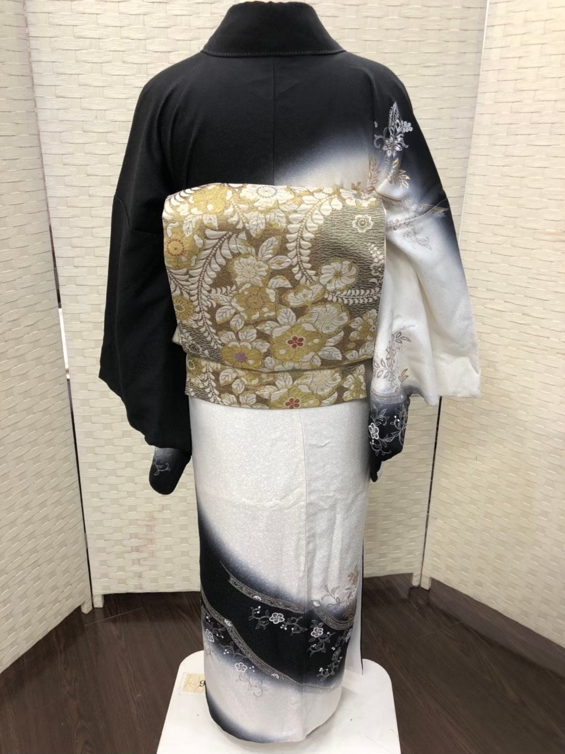【売切】訪問着 | 黒x白 02 ( Y )