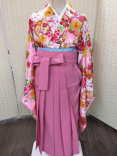 袴 | 中振袖 ピンク 子ども用