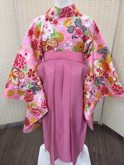 袴 | 中振袖 ピンク 子ども用