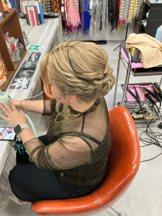 結婚式ヘアセット